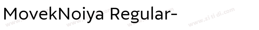 MovekNoiya Regular字体转换